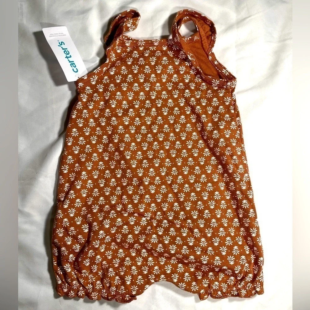 Carter’s Toddler Girls Jumper Sleeveless One Piece NWT Sz 12M